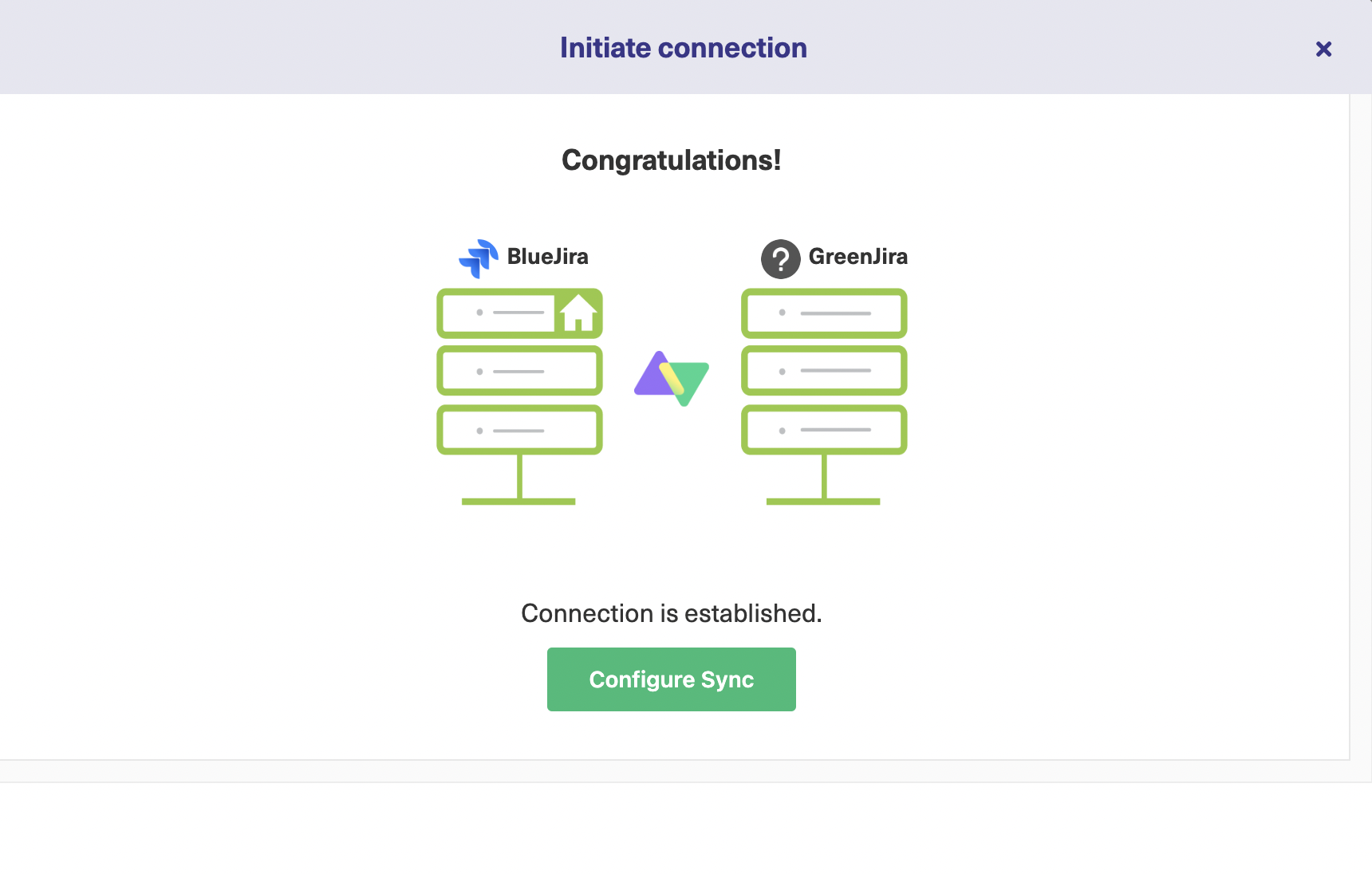 successful Jira to Jira integration