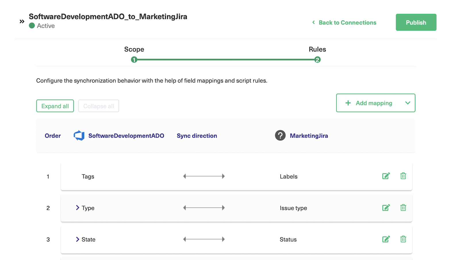 jira to azure devops sync mapping 