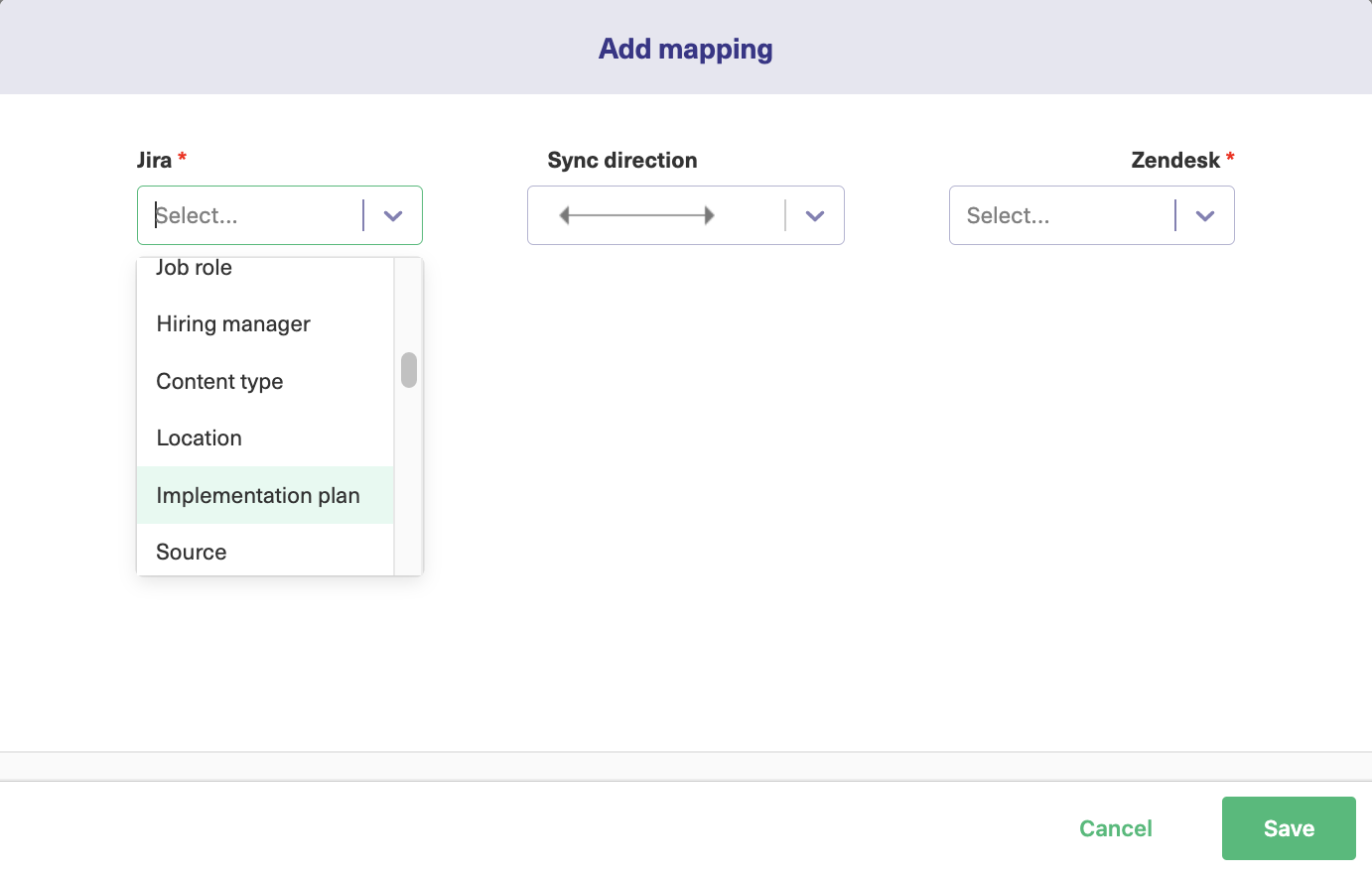 add mapping in Exalate visual mode 