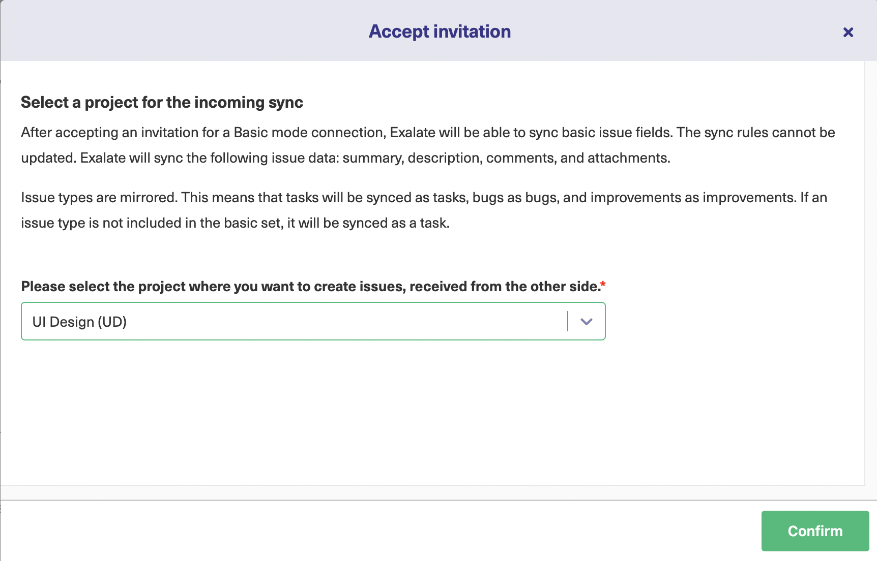 accept jira zendesk sync invitation 