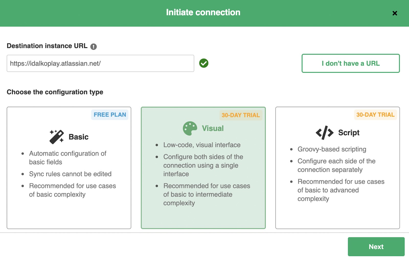 Jira to Jira integration modes 