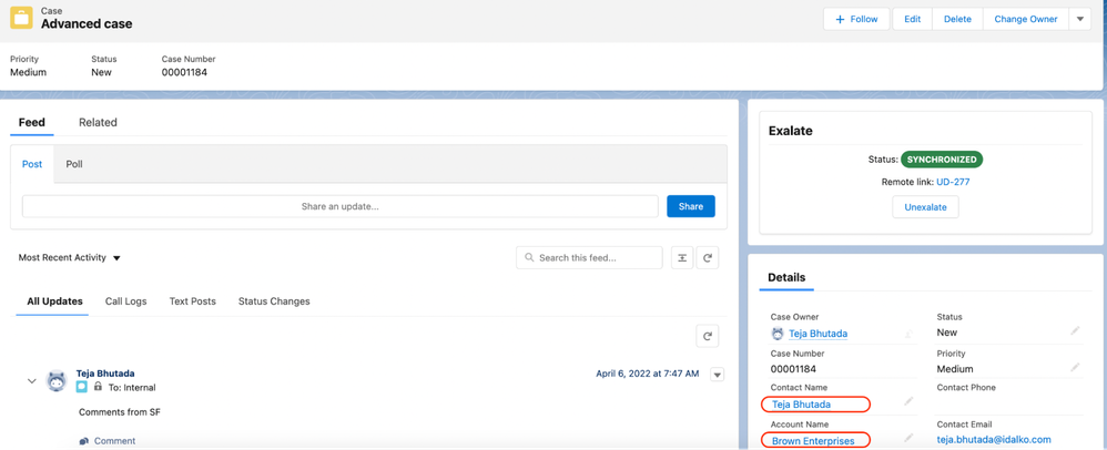 Advanced cases in Salesforce