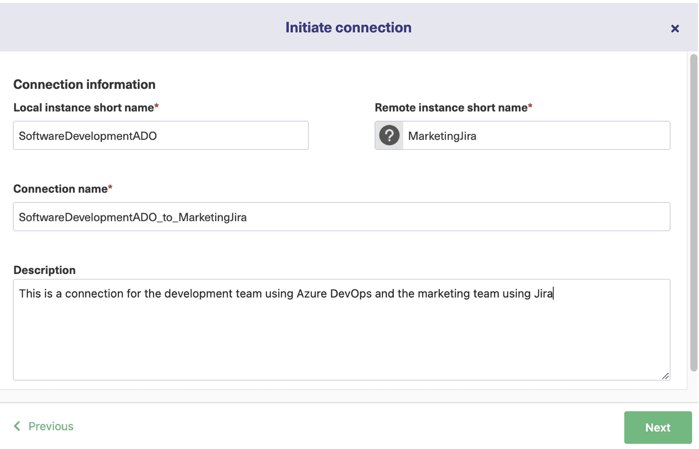 initiate jira azure devops integration 