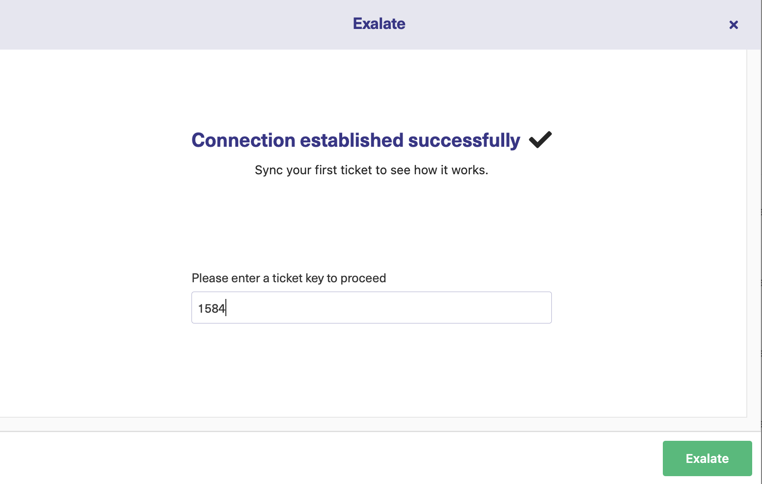 successful Salesforce Zendesk basic connection 