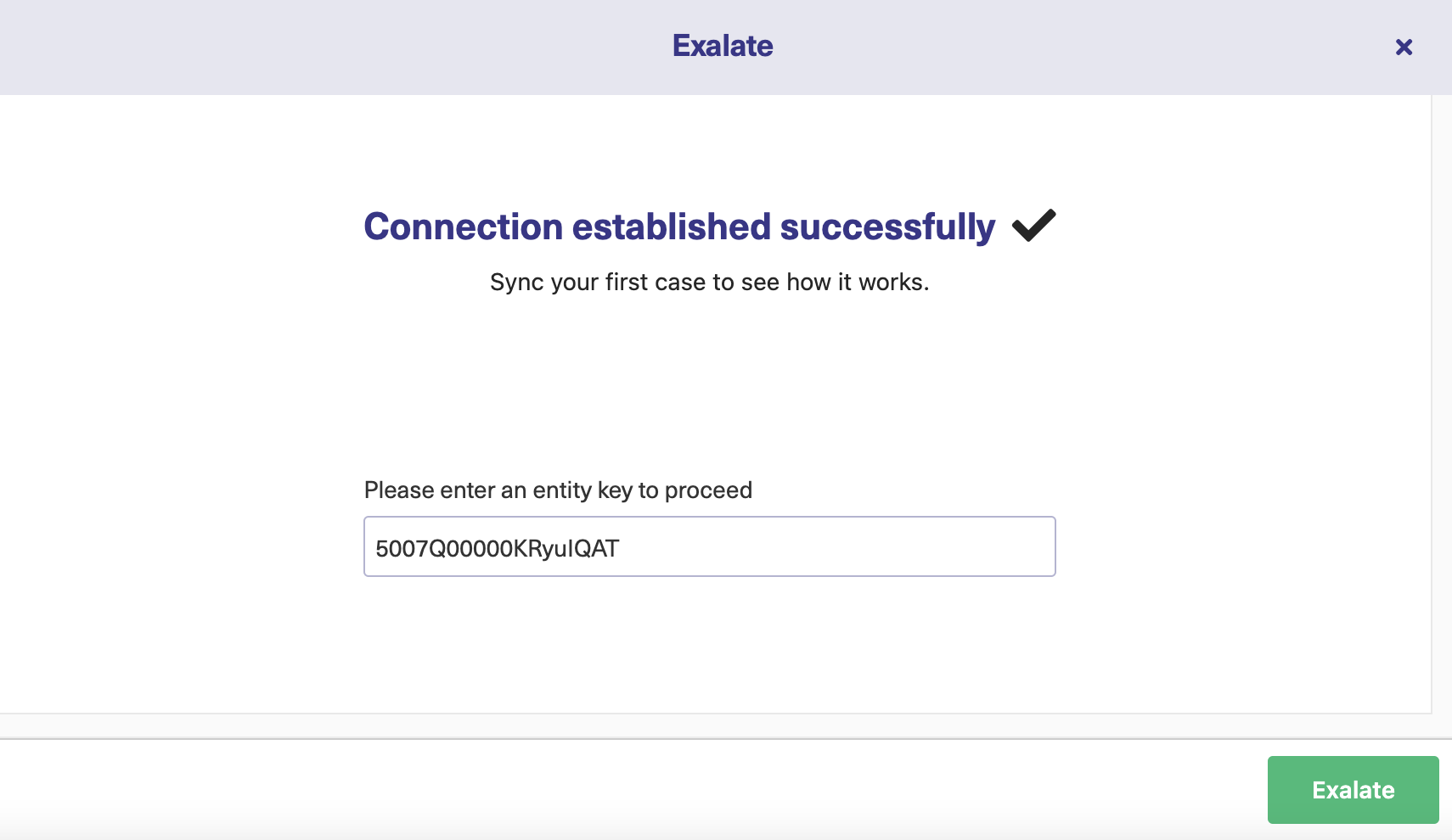 successful GitHub salesforce basic connection 