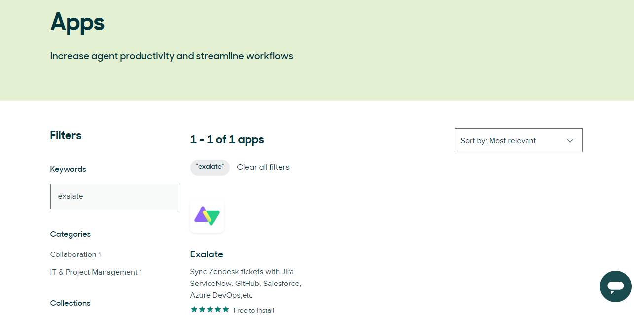 exalate for zendesk github integration