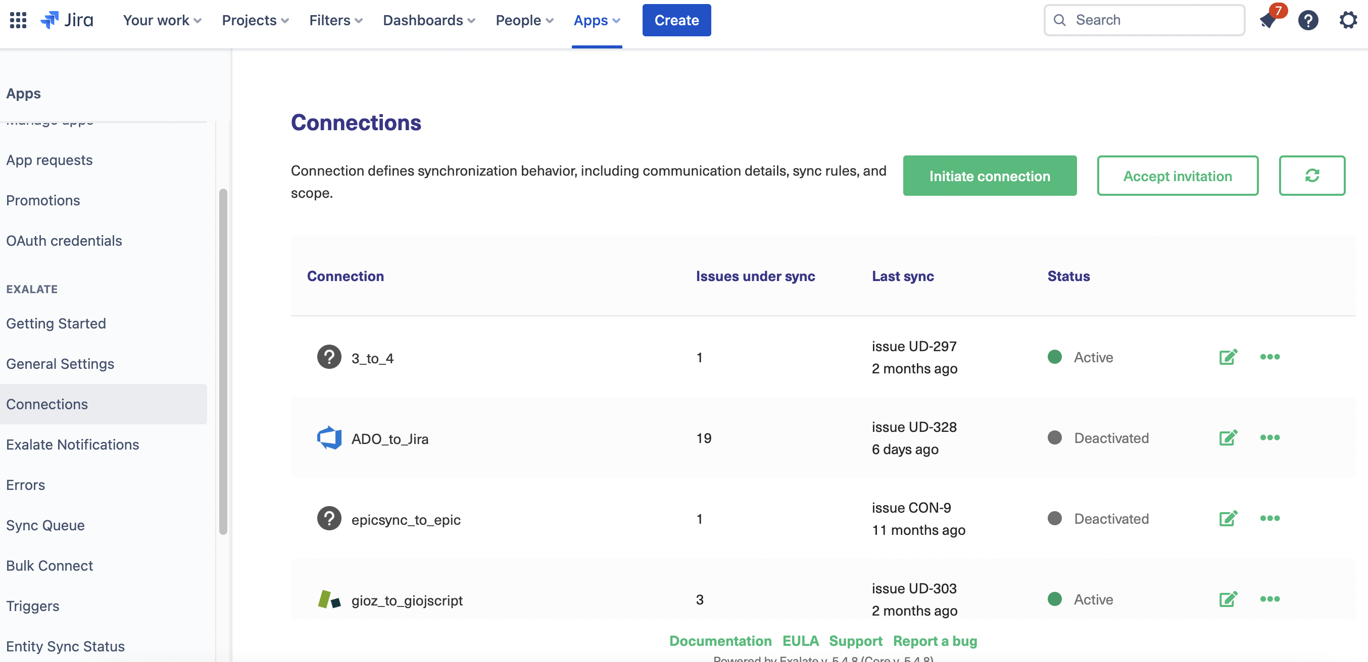 initiate jira integrations 