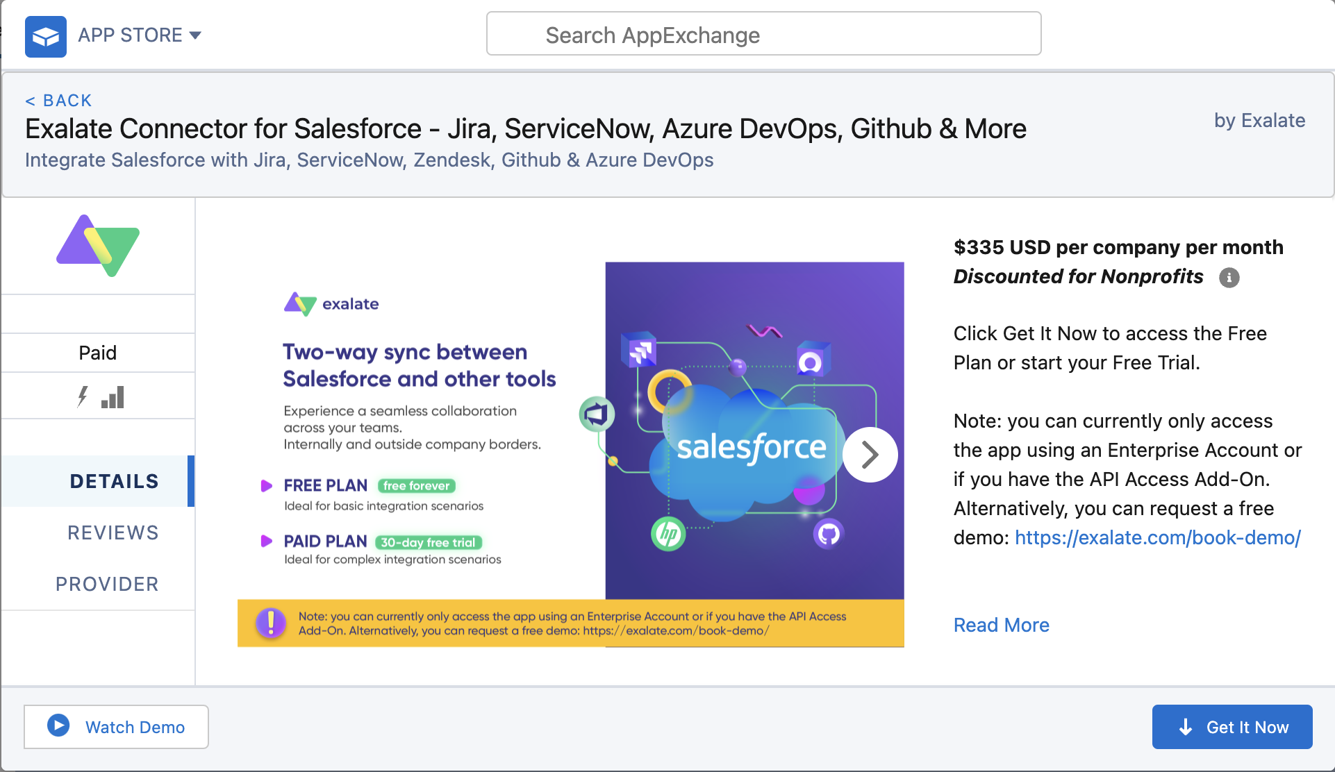 Exalate for Salesforce on AppExchange