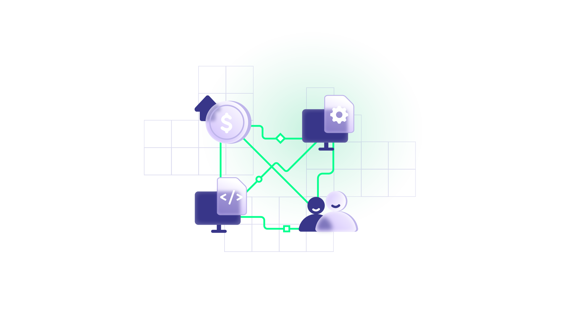 peer to peer connection diagram