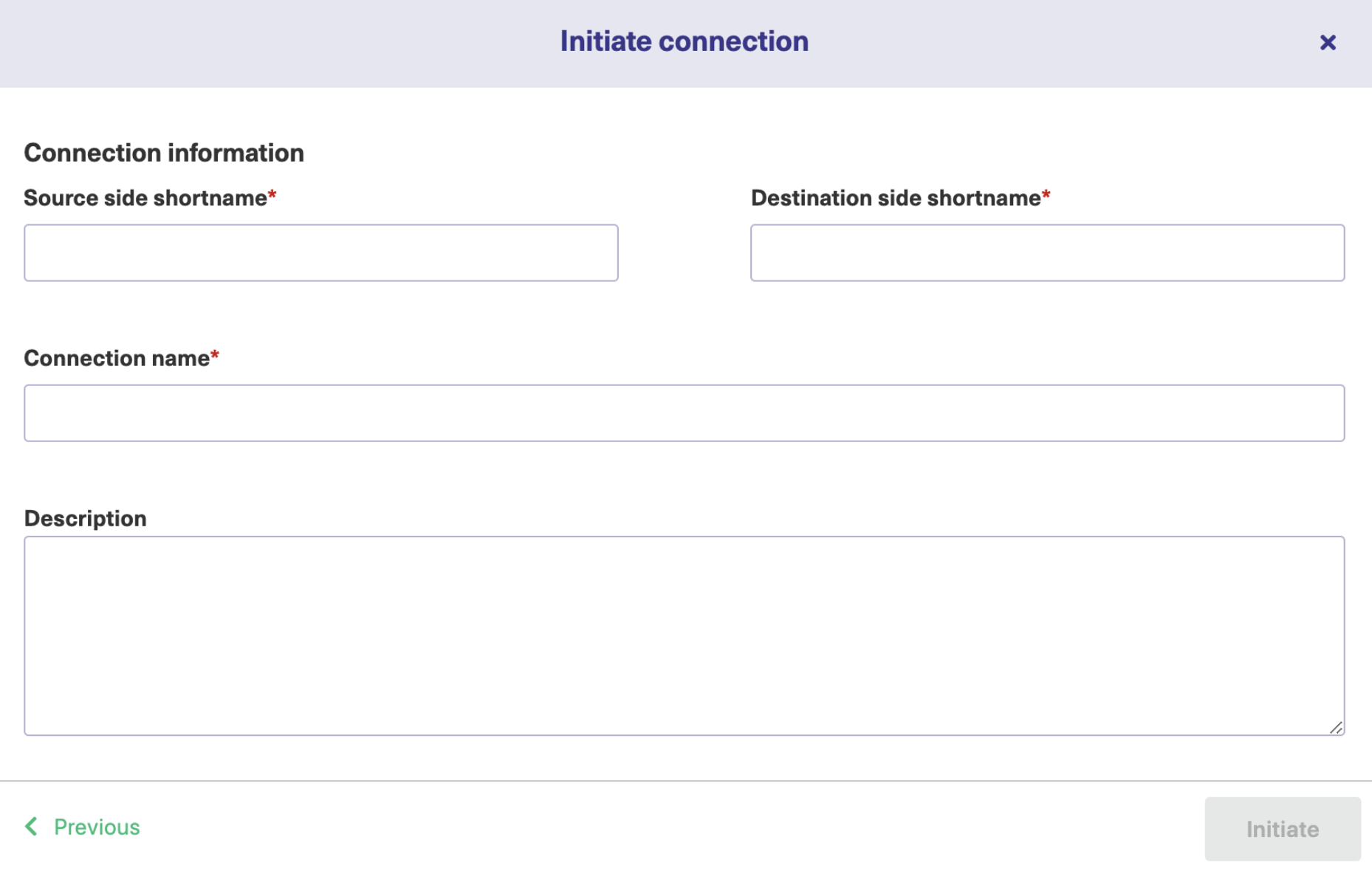 Connection details Exalate