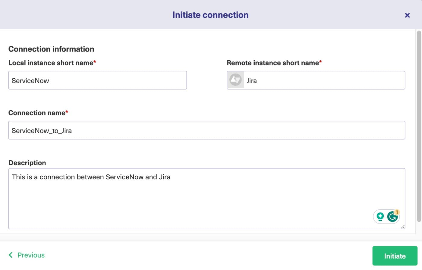 connect servicenow and jira