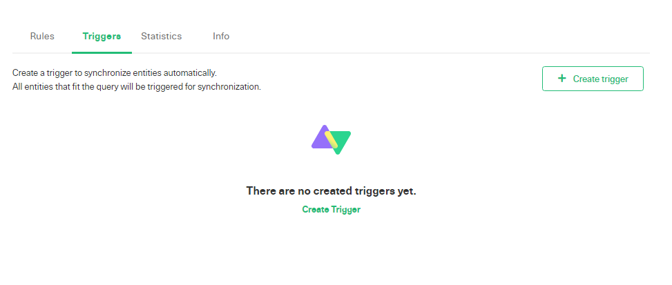 Create a sync trigger