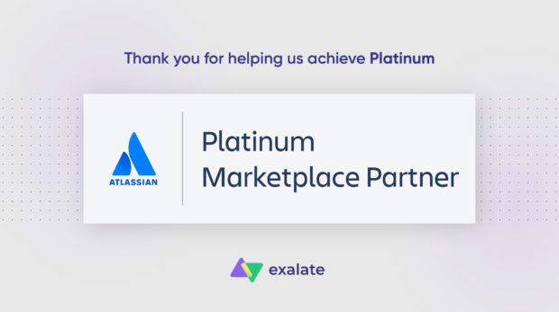 Exalate is a Platinum Atlassian Marketplace Partner