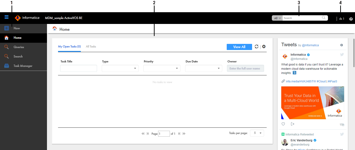 Informatica UI