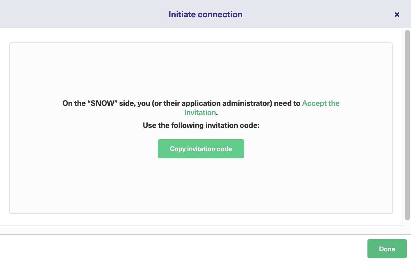 Invitation code for Script mode