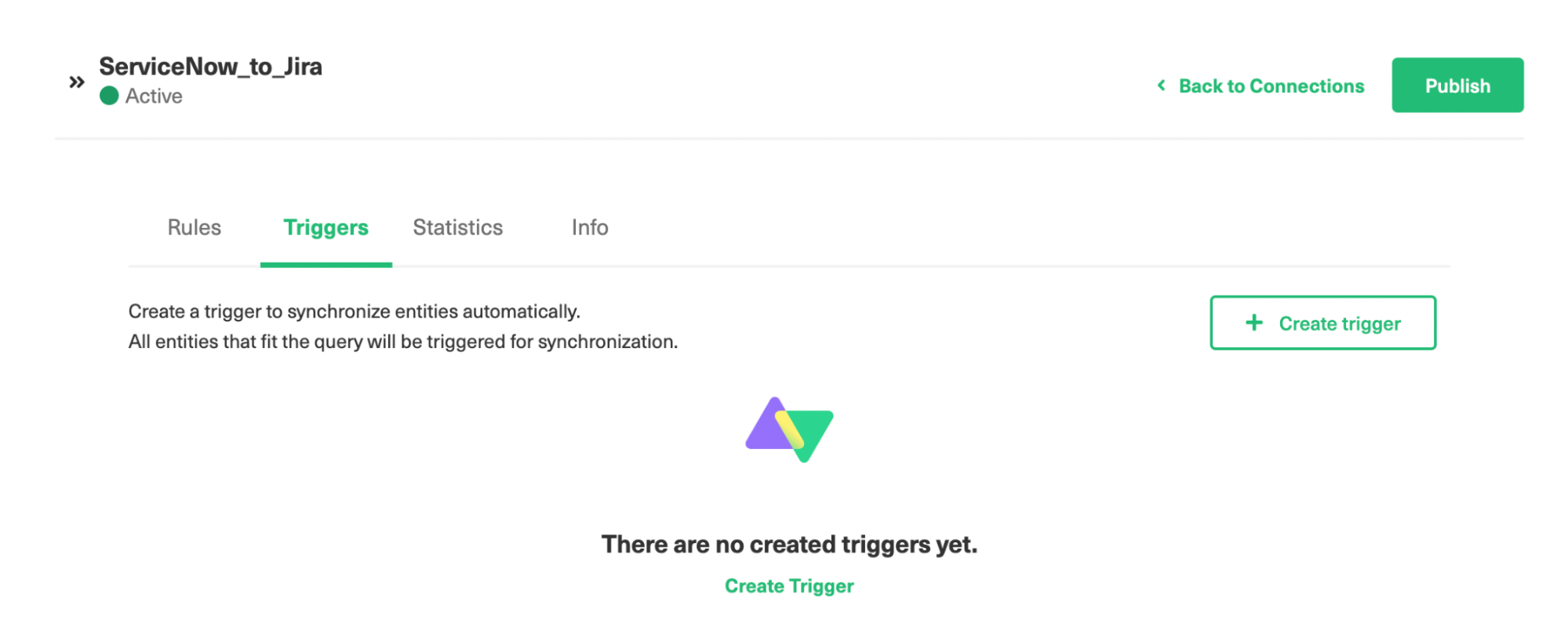ServiceNow Integration triggers