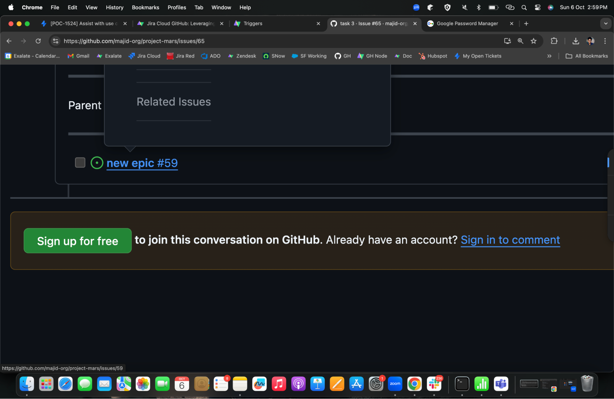Sync issue status and assignees with GitHub