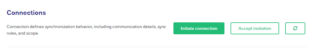 Initiate Connection button