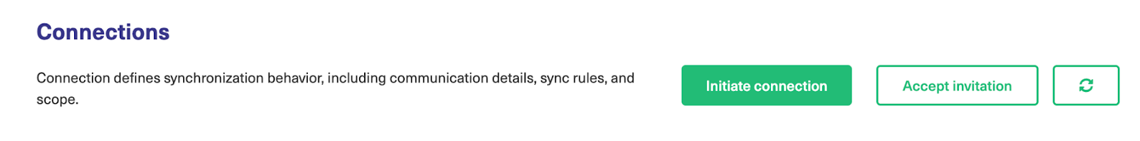 Accept invitation under connections