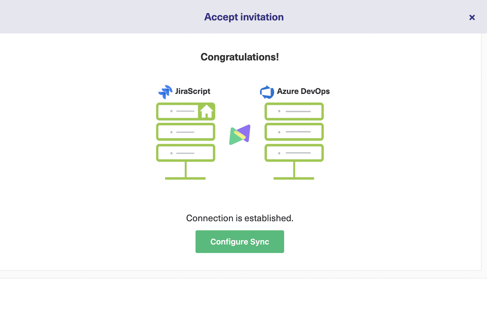 Successful Jira Azure DevOps Connection