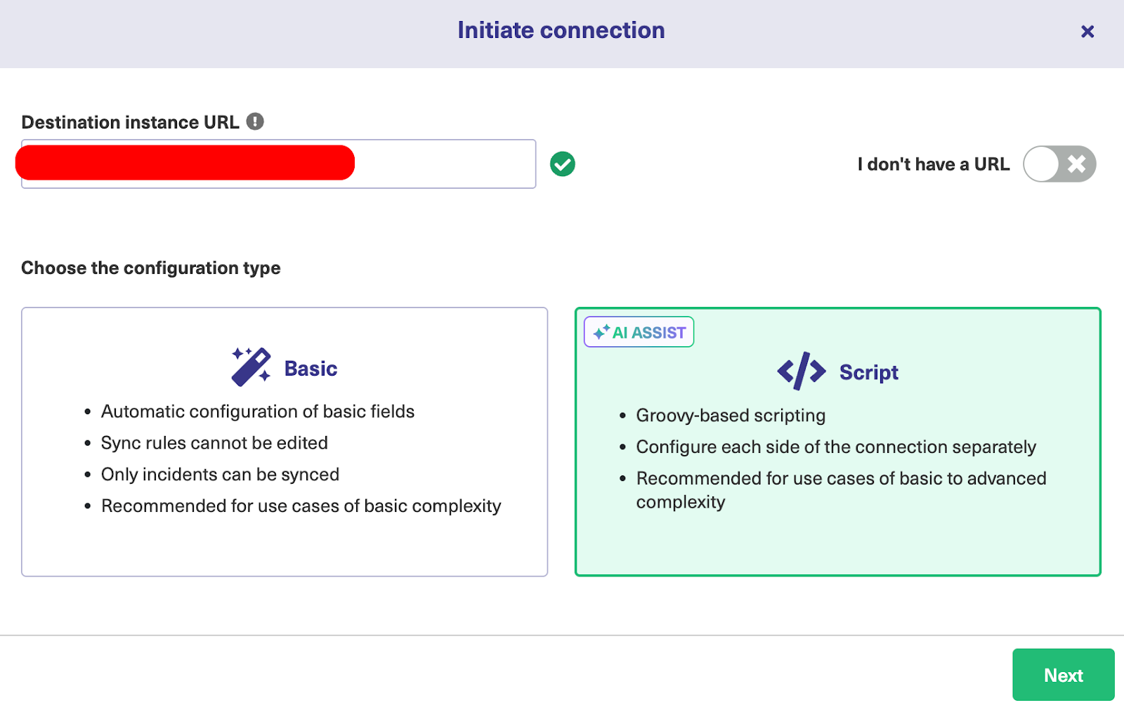 Script mode invitation code