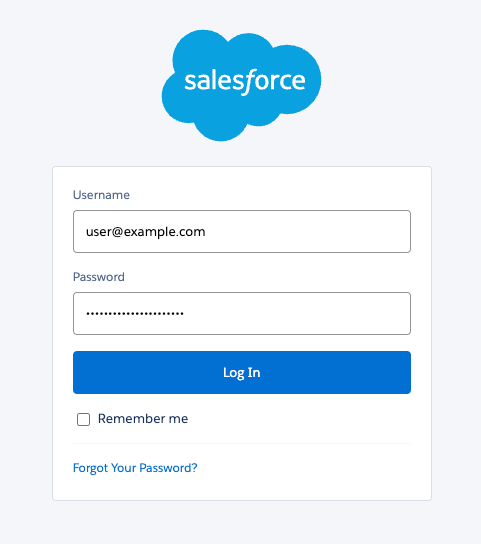 Salesforce login exalate
