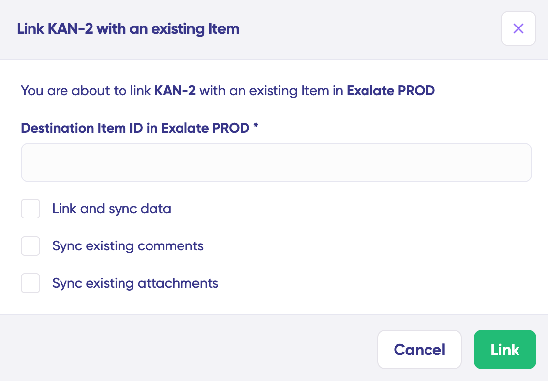 link existing work item with an existing item